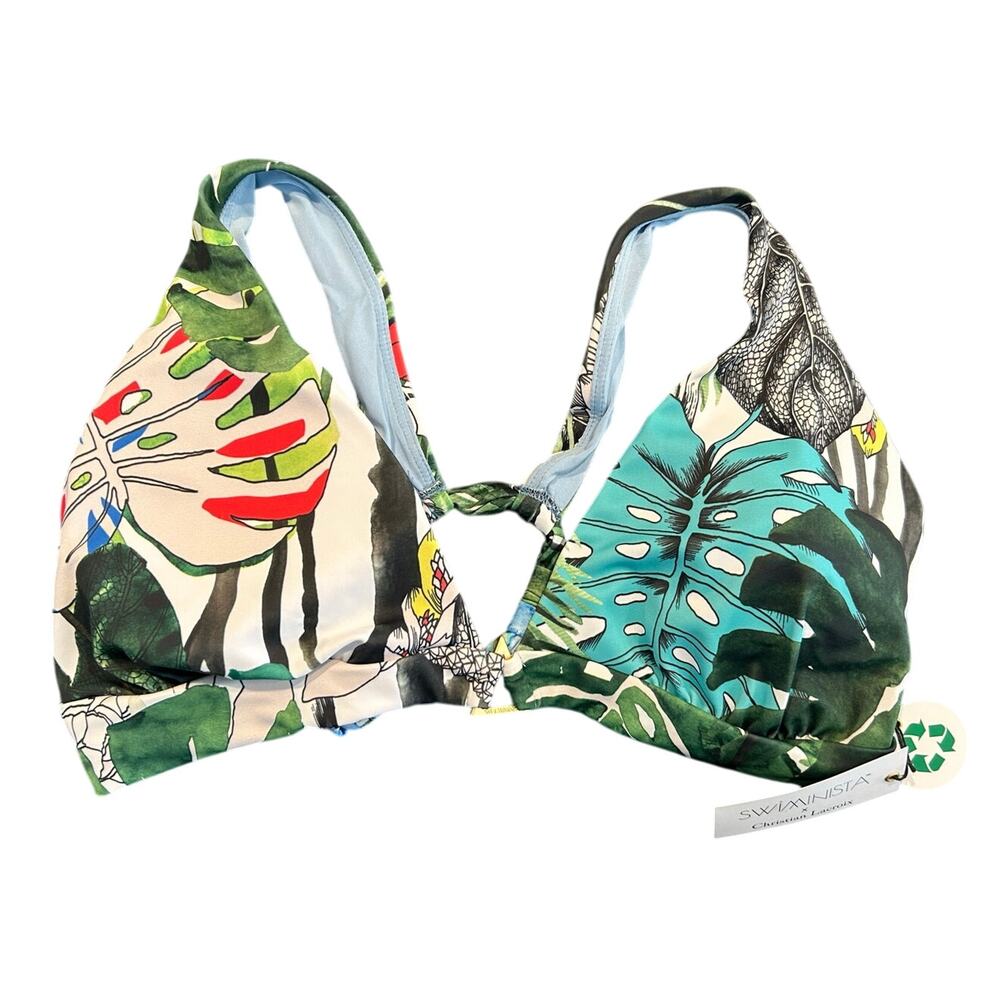 NWT Swiminista x Christian Lacroix Jardin Exo’Chic Bikini Top – Size S